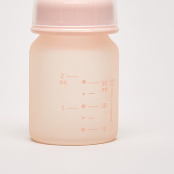 Giggles Printed Glass Feeding Bottle - 50 ml