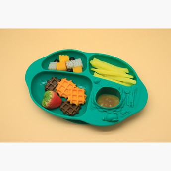 Marcus & Marcus Ollie Yummy Dips Suction Divided Plate