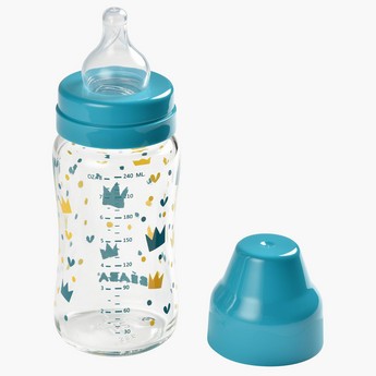 Beaba Wide Neck Feeding Bottle with Cap - 240 ml