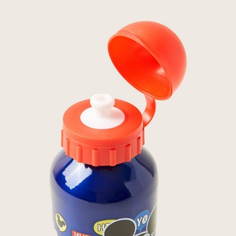 Mickey Mouse Print Bottle with Cap - 360 ml