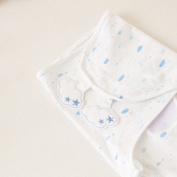 Juniors Star Print Swaddle Wrap