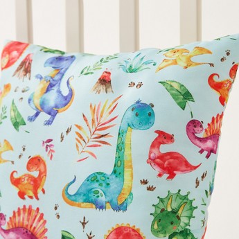 Juniors Dinosaur Printed Cushion