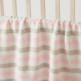 Giggles Striped Blanket - 102x76 cms