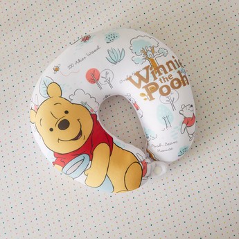 Disney Winnie the Pooh Print Neck Pillow - 28x28 cms