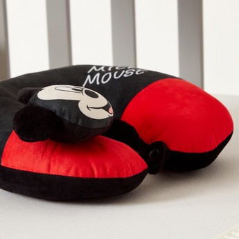 Mickey Mouse 3D Applique Detail Neck Pillow