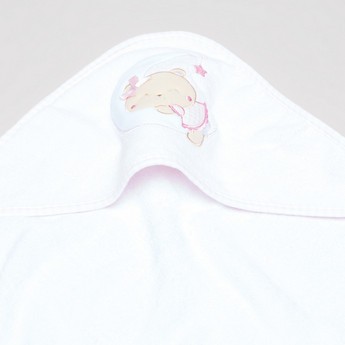 Juniors Embroidered Towel with Hood and Mittens