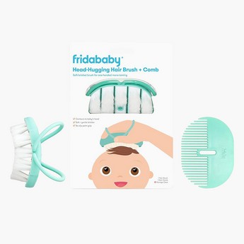 Fridababy Baby Head Hugging Hairbrush and Styling Comb Set