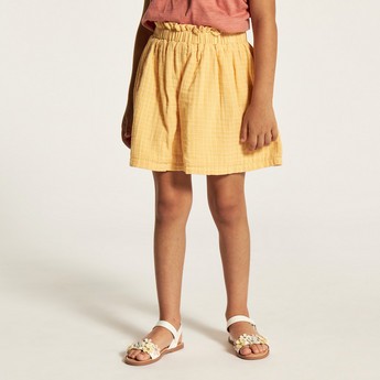 Embroidered Round Neck Top and Shorts Set