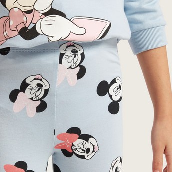 Disney All-Over Minnie Mouse Print Leggings with Elasticated Waistband