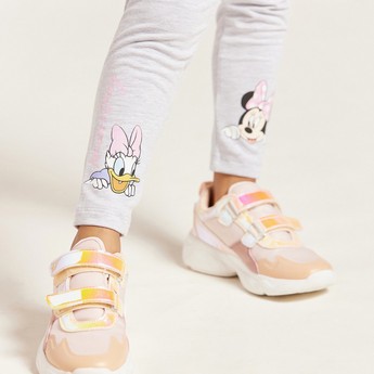 Disney Daisy and Minnie Print Leggings with Elasticised Waistband