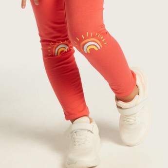 Juniors Printed Leggings with Elasticated Waistband