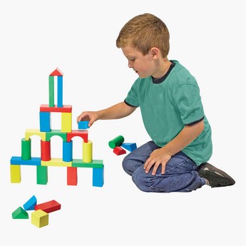 Melissa and Doug 100 Wood Blocks Set