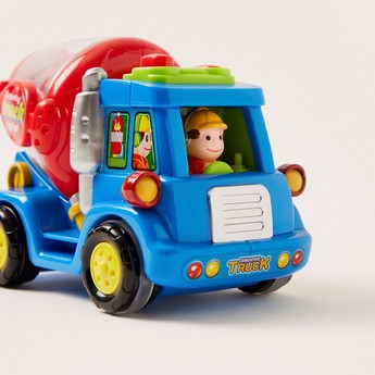 Cartoon Cementing Toy Truck