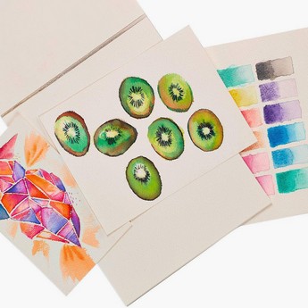 دفتر لوحات ألوان مائية كروما بليندز من أولي