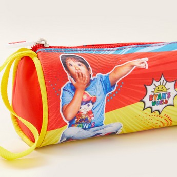 Ryan's World Printed Pencil Case with Zip Closure