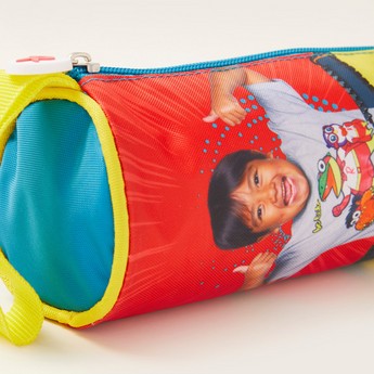 Ryan's World Round Pencil Case with Zip Closure