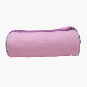 Pause Printed Pencil Case with Zip Closure