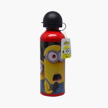 Minions Print Stainless Steel Water Bottle