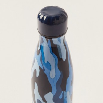 Juniors Camouflage Print Stainless Steel Water Bottle