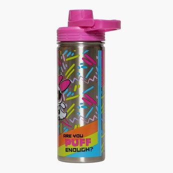 The Powerpuff Girls Print Water Bottle with Lid - 600 ml