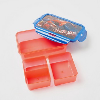 Simba Spider-Man Print Lunch Box with Clip Lock Lid