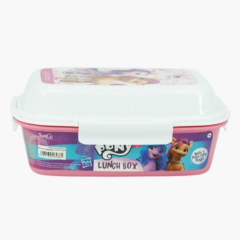 SunCe My Little Pony Print Lunch Box with Clip Lock Closure