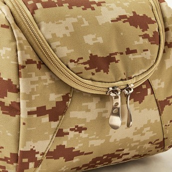 Juniors Camouflage Print Lunch Bag with Adjustable Strap