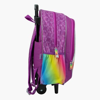 Tetris Print Trolley Backpack - 16 inches