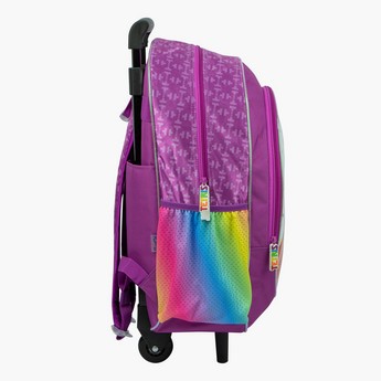 Tetris Print Trolley Backpack - 18 inches