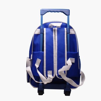 Sonic The HedgeHog Printed 5-Piece Trolley Backpack Set - 14 Inches