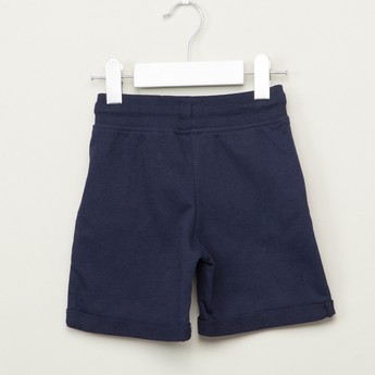 Juniors Solid Shorts with Pocket Detail and Elasticised Waistband