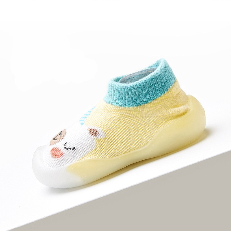 Baby sock shoes anti-skid spring autumn cartoon animal breathable shoes baby girl baby boy soft TPE sole baby boy casual shoes