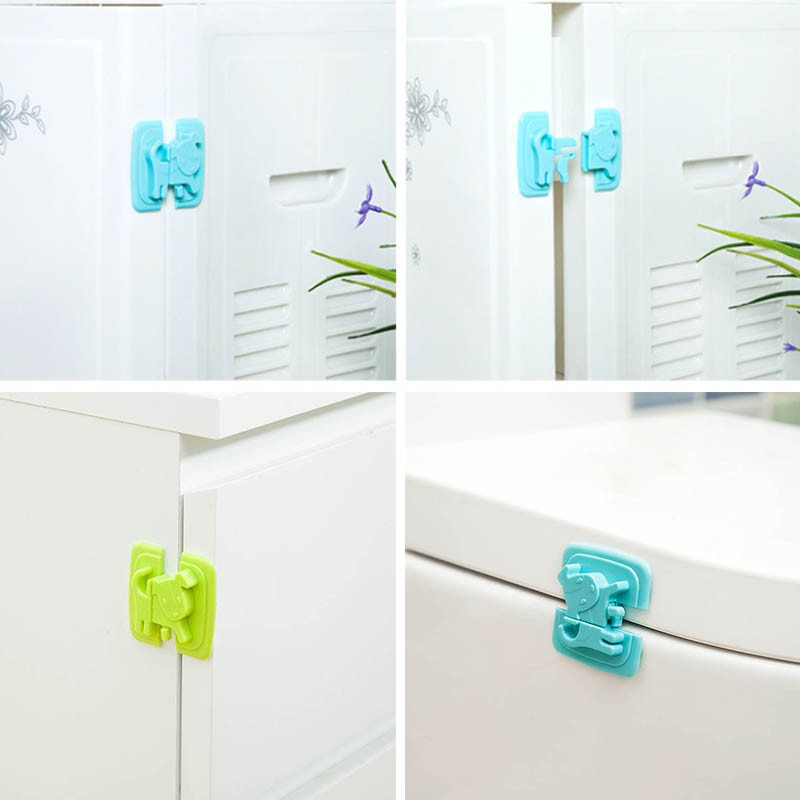 Child Baby Safety Protection Lock Refrigerator Cabinet Door Lock Portable Refrigerator Freezer Locks Multifunctional Drawer Door Safety