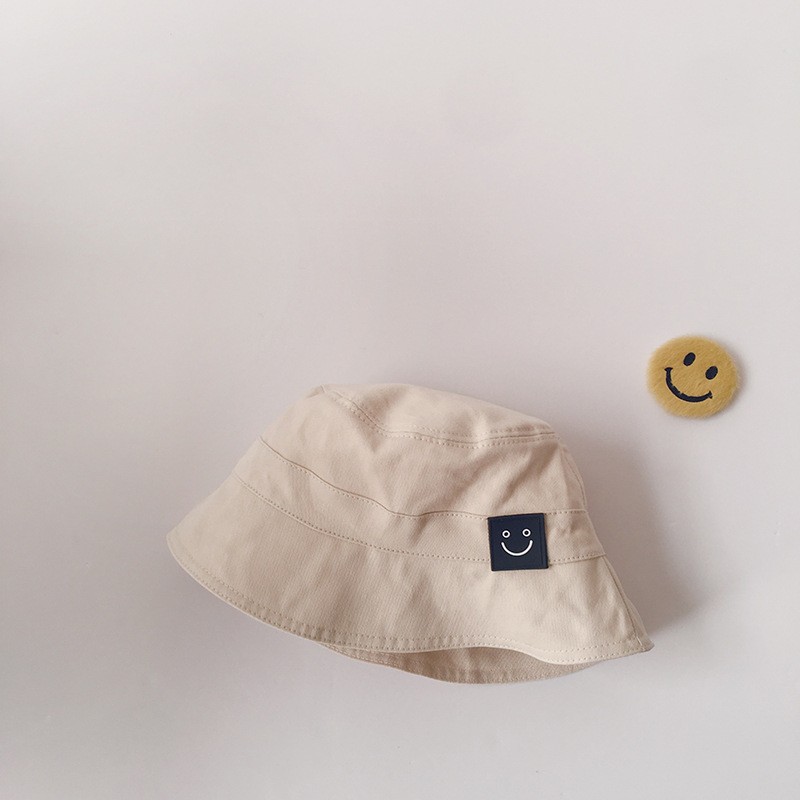 MILANCEL New Spring Caps Cute Smiling Baby Fisherman Hat