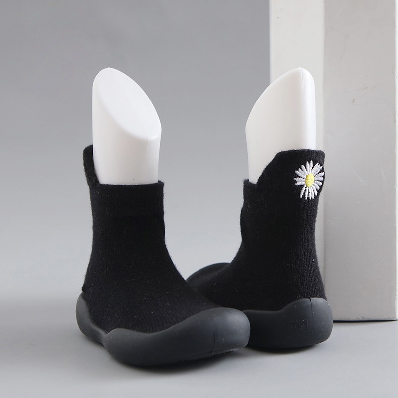 Children Anti-Slip Shoes Newborn Baby Girl Cotton Non-Slip Floor Socks Baby Boy Rubber Sole Cartoon Indoor Socks Infant Shoes