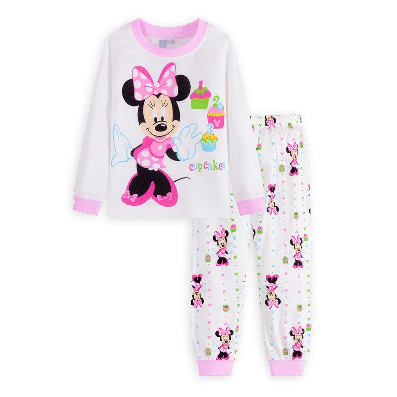 Disney Children's Clothing Set Mickey and Minnie Pajamas Autumn Set