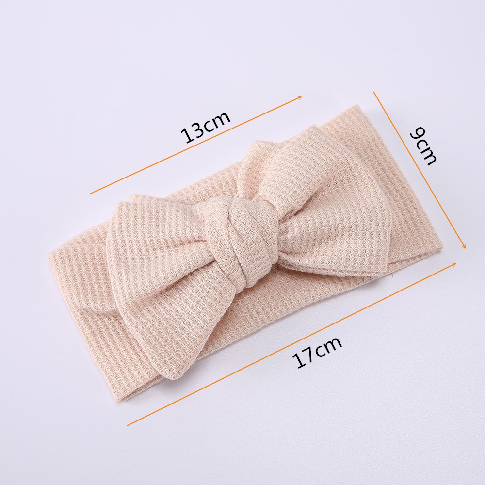 Baby Headband Toddler Hair Accessories Headwear Baby Headband For Baby Bowknot Turban Children's Elastic Knit