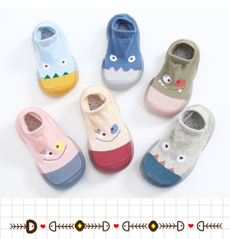 Baby Indoor Sock Shoes Kids Indoor Floor Anti-slip Slippers Outdoor Breathable Cotton Sock Shoes Baby Clothes Accessories