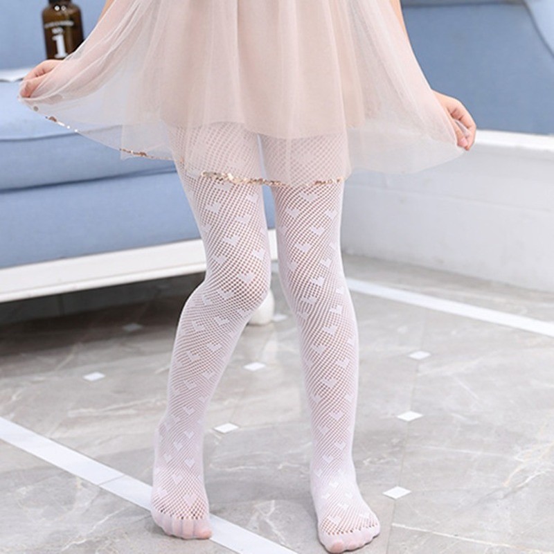 Baby Girls Pantyhose Spring Summer Autumn Children Princess Pantyhose Black Gray White Black