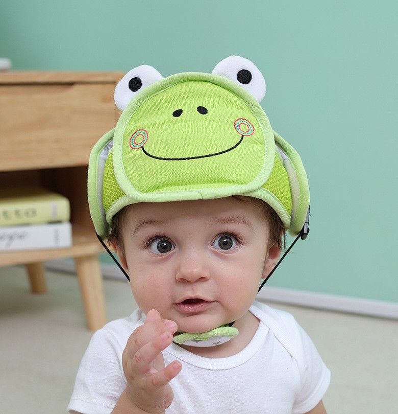 Baby Safety Helmet Anti-fall Head Protection Cover Cute Cartoon Animal Boy Girl Baby Toddler Walk Learning Anti-collision Headwear