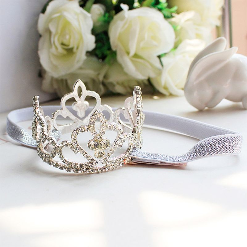 Baby Girls Princess Tiara Rhinestone Tiara Newborn Photography Accessories