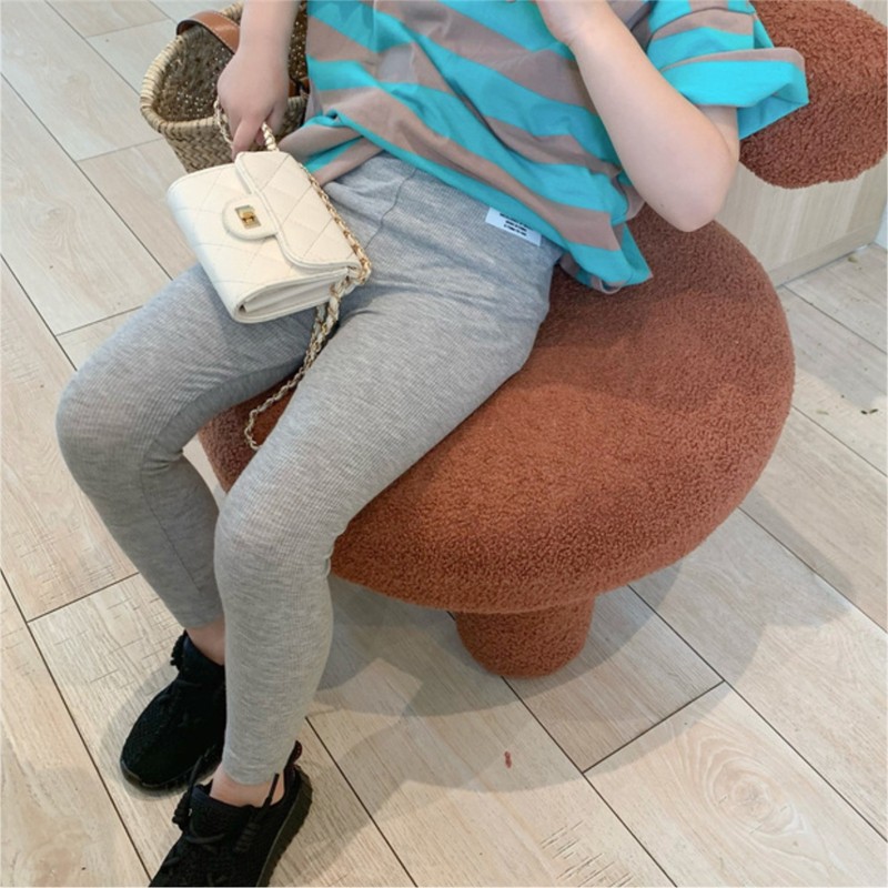 2022 Spring Girls Leggings Kids Cotton High Quality Skinny Pants Children Soft Stripe Legging Casual Girl Elastic Trousers