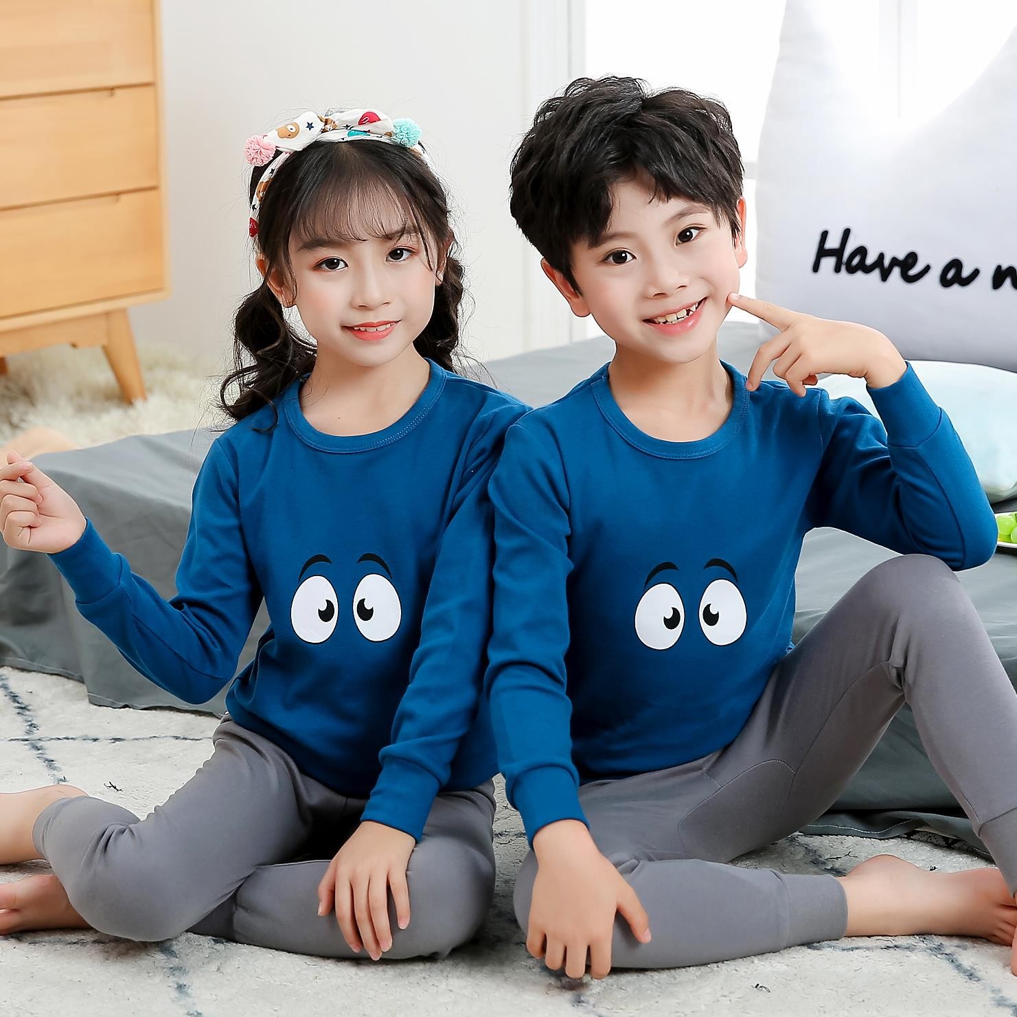 Boys Dinosaur Pajamas Children Sleepwear For 6 8 10 12 Years Kids Pajamas 100 Cotton Animal Cartoon Homewear Pajamas Suits