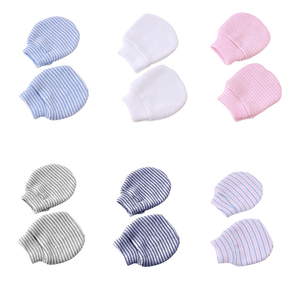 Baby Anti-scratch Gloves Simple Cute Newborn Warm Knitting Mitten Anti-eat Hand Anti-snatch Face Protection Glove Baby Mitten