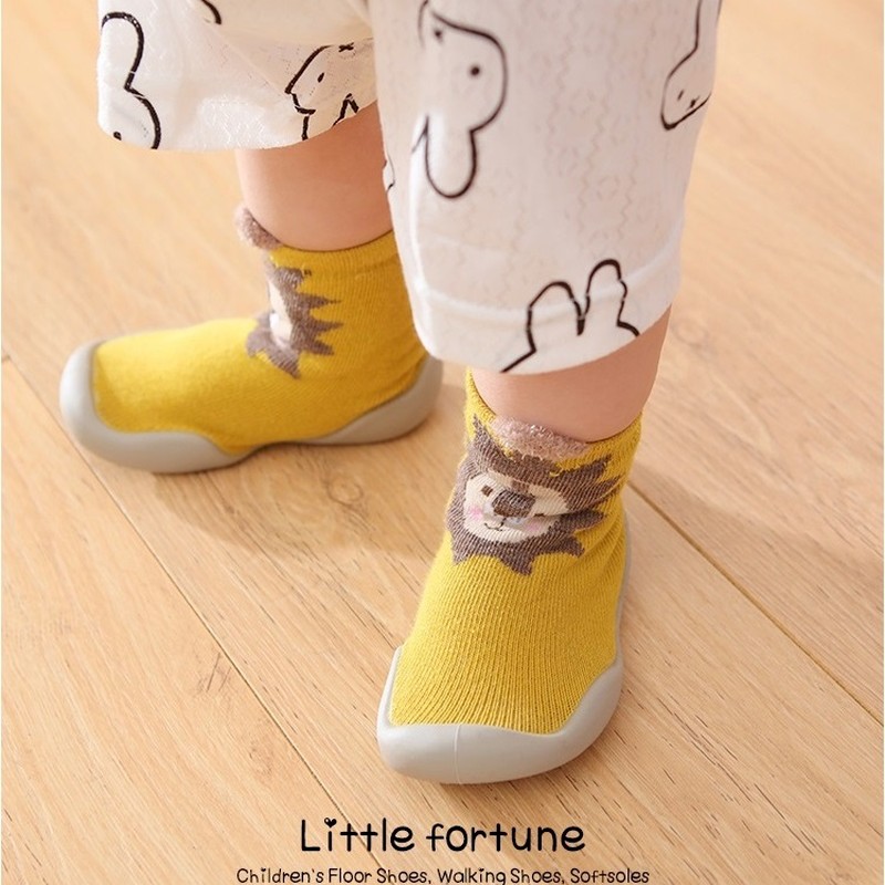 Baby Boy Girl Shoes Autumn Winter Spring Infant Nonslip Sock Baby Soft Rubber Sole Sock Toddler Shoes Anti-slip Floor Socks Shoes