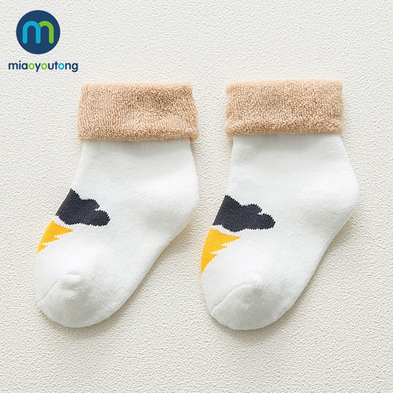 5 Pair High Quality Thicken Cartoon Comfort Cotton Newborn Socks Kids Boy New Born Girl Socks Meia Infantil Miaoyoutong