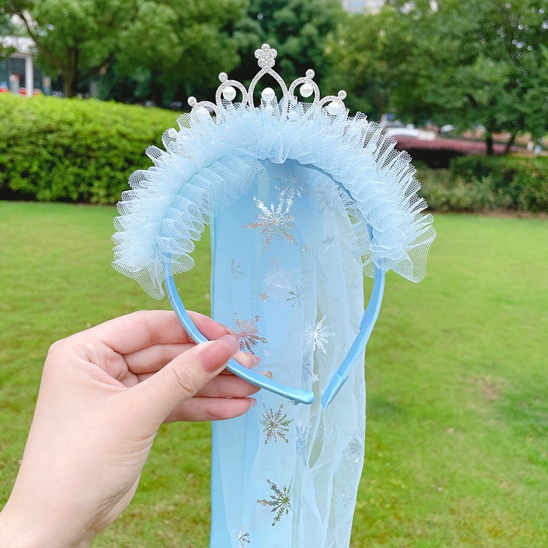 Elsa Cosplay Weaving Tangled Braid Kids Rapunzel Princess Hair Headband Girl Wig Princess Girls Headband Kids Hair Hoop Braided