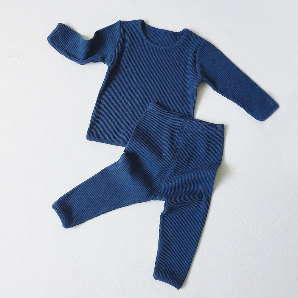 Baby Kids Pajamas Sets 1-6Y Cotton Boys Sleepwear Suit Girls Pajamas Long Sleeve Pajamas Tops+Pants 2pcs Children's Clothing