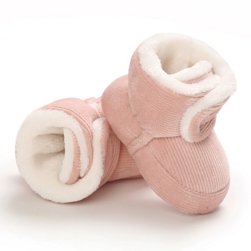 Newborn Super Warm Winter Boots Toddler Girls Princess Boots Winter First Step Boots Soft Sole Baby Toddler Shoes