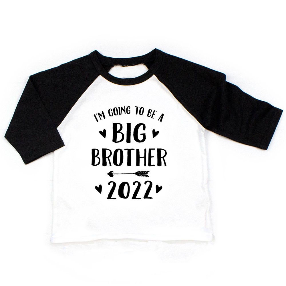 I'm Going To Be A Big Brother/Sister 2022 Kids Boys Girls Long Sleeve Tops Brothers Siters Family Looking T-shirts Drop Ship